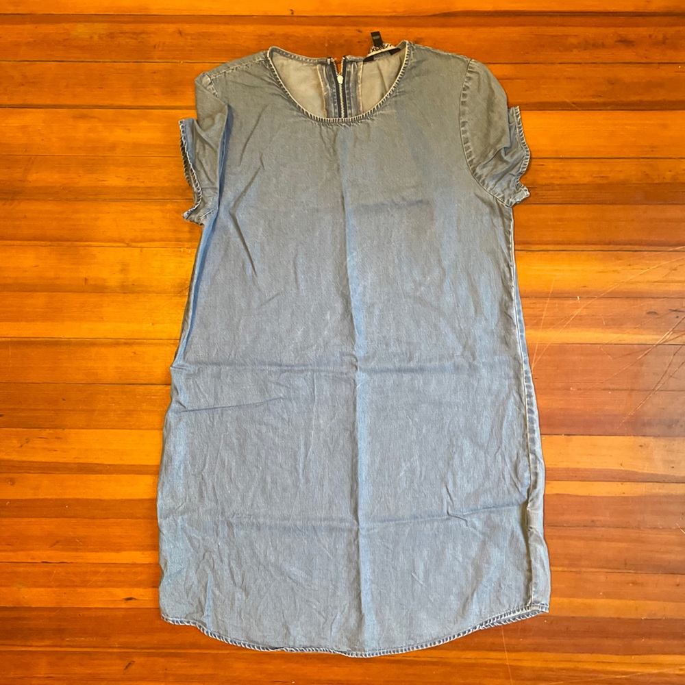 Express Denim Short Sleeve Dress
